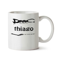 Devil Thiago İki Tarafı Baskılı Kupa Bardak Çok Renkli