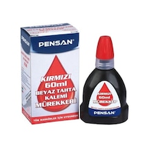 Pensan Tahta Kalem Mürekkebi 60 Ml Kırmızı Adet