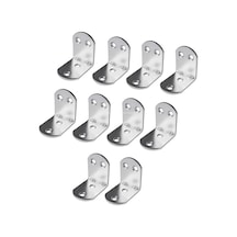 Proalet L Demir Gönye Köşebent, 30x30x23 Mm, Kenar, Köşe Bağlantı Demiri, Mobilya, Dolap, Masa, Sandalye, Raf, Kitaplık, Karavan, Gardırop, Portmanto, Ahşap, Lama Sabitleme Aparatı 10 Adet