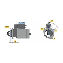 Citroen Saxo Mars Motoru 1.4 1996-2003 Bosch F000al0327