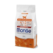Monge Kitten Tek Proteinli Ördekli Yavru Kedi Maması 400 Gr
