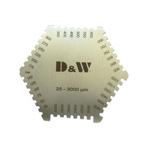 Dwmeasuring Yaş Film/boya Kalınlık Ölçer Dw7gk16