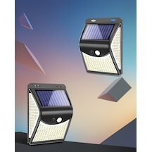 Güneşli Hareket Sensörlü 20 Led Duvar Lambası