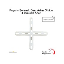 Fayans Seramik Derz Artısı Oluklu 4 MM 500 Adet N11.421