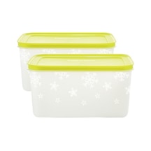 Tupperware Alaska Buzdolabı Saklama Kabı 2 X 25 L Sarı