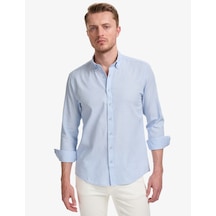 Pierre Cardin Erkek Açık Mavi Gömlek Desenli 50320941-vr003 Pierre Cardin Erkek Açık Mavi Gömlek Desenli 50320941-vr003