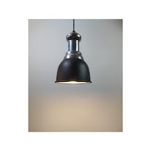 Retro Rustik Vintage Bar Üsütü Masa Üsütü Yatak Başı Sarkıt Avize 14 Cm En Siyah