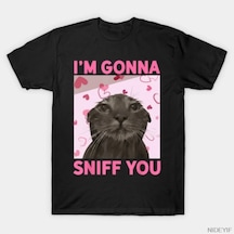 Tarzsokak Seni Koklayacağım Komik Brainrot Kedi Meme T-shirt Erkekler Kadınlar Için % 100% Pamuk T Shir Çok Renkli
