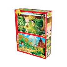 Laço Kids Puzzle Ayçiçek Kızlar 2 In 1 Çocuklar Için Yapboz