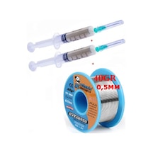 Mechanic 40gr 0,5 Mm Lehim Teli Ve Flux Lehim Toplama 2li Set X05
