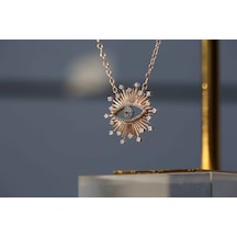 Reis Kuyumculuk T1893 Debut Eye Pembe Altın - Rose Gold Altın Kolye