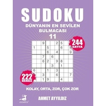 Sudoku - Dünyanın En Sevilen Bulmacası 11 - Ahmet Ayyıldız - Olimpos Yayınları