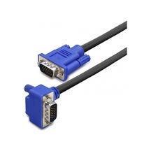 Vga L Tipi 90 Derece Kablo 15 Pin Vga Erkek Görüntü Kablosu 5m