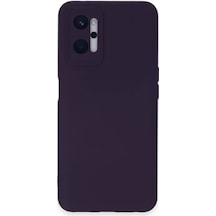 Newface Realme 9i 4g Kılıf Nano İçi Kadife Silikon - Mor