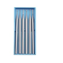 Sones 2.35mm Saplı Tungsten Çelik Gravür Kesici Elektrikli İçi Boş Yeni Diş Açma Makinesi Zeytin Çekirdeği Oyma Kesici, Boyut: 1.0mm