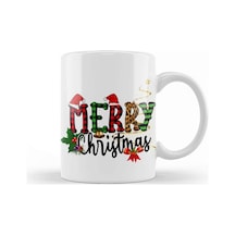 Yılbaşı Yeni Yıl Konseptli Merry Christmas 023 Kupa Bardak Porselen No16541 Karışık