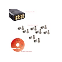 Sekizli Lnb Hazır Set Lnb + Kablo + Konnektör