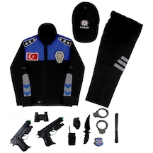 Liyavera Unisex Çocuk Türk Sivil Toplum Polis Kostümü Sivil Toplum Polis K (553256626)