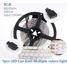 Led İç Mekan 5M Rgb Led 3 Çipli Şerit Led Metrede 60Led Kalite