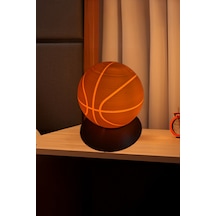 Basketbol Topu Tasarımlı Led Gece Lambası Çok Renkli