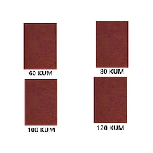 Su Zımparası, Yumuşak Kağıt, Yüksek Kalite 23x28 Cm 60,80,100,120 Kum 4 Parça