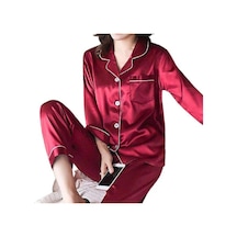 Şarap Kırmızısı 2 Adet/takım Büyük Kadın Gecelik Yatak Açma Yaka Pürüzsüz Nefes Tek Göğüslü Uzun Kollu Pijama Takım Elbise Yetişkin İçin 3xl Şarap Kırmızısı Bordo Şarap Kırmızısı 2 Adet/takım Büyük Kadın Gecelik Yatak Açma Yaka Pürüzsüz Nefes Tek Göğüslü Uzun Kollu Pijama Takım Elbise Yetişkin İçin 3xl Şarap Kırmızısı Bordo