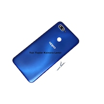 Tkgz Oppo A12 Kasa Arka Pil Batarya Kapağı Mavi