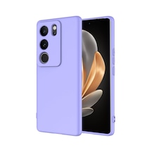 Vivo V29 5g Kılıf Yumuşak Silikon Kamera Korumalı Lansman Pazarplus Lila