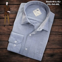 Linen Keten Klasik %100 Cotton Uzun Kollu Terletmeyen Tek Cepli Kapaklı Gri Gömlek Regular Kalıp -10212 Gri Linen Keten Klasik %100 Cotton Uzun Kollu Terletmeyen Tek Cepli Kapaklı Gri Gömlek Regular Kalıp -10212 Gri