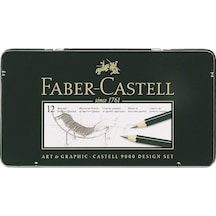 Faber Castell 9000 Design Dereceli Kurşun Kalem Seti 12 Li 5b-5h Diğer