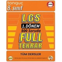 Lgs 1. Dönem 500 Soruda Full Tekrar Tüm Dersler - Tonguç