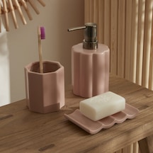 Karaca Home Ivy 3'lü Banyo Aksesuar Seti Pembe