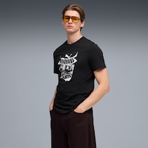Puma Graphic Erkek Siyah T-shirt 693010