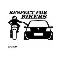 Saygı Motorsikletler Için Kişilik Araba Sticker
