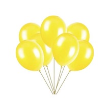 Sarı Metalik Balon 100 Adet 418