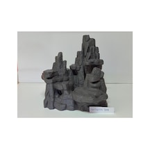 3d Akvaryum Dekoru Dik Mağara 3d08 24x24x27h