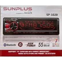 Sunplus Sp-1020 4x55 Watt Bluetooth /usb/sd/radyo Oto Teyp 10304