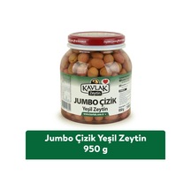 950 Gr Pet Jumbo Çizik Yeşil Zeytin