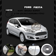 Ford Fiesta Oto Araç Kapı Koruma Fitili 5 Metre Parlak Siyah Renk