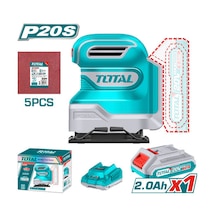Total Tshslı 20141 Akülü Titreşimli Zımpara 20 V 2,0 Ah