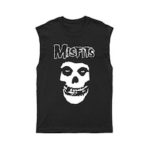 Adrift Misfits Kesik Kol Tişört Kolsuz T-shirt Bkt5688 Siyah