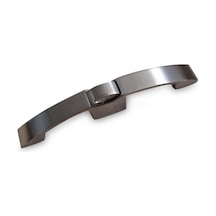 Kulplu Oval Basçek Dolap Kilidi 16cm - Mat Krom
