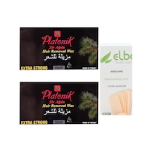 Platonik Black Sert Ciltler için Kalıp Sir Ağda 400 G x 2 + Spatula 10'lu