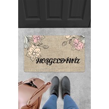 Evaşk Kapı Önü Paspası Vinil Kaymaz Tabanlı 45 X 70 Evaşkdm12087