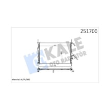 Kale 0222311ab Su Radyatörü Ford Transit 06 2.2-2.4 Tdci Klimasız 7c11 8005 Ab-7c11 8005 Ac