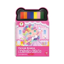 Lino Parmak Boyama Aktivite Kitabı Dress Up Lp-602 Çok Renkli