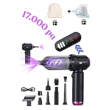 İfexia Cy 109 17.000 Pa Yeni Nesil Dijital Göstergeli Vakum Ve Üflemeli Mini Araç Ve Genel Kullanım Süpürgesi Siyah-fuşya