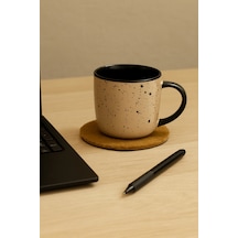 Valerine Life Ev Ofis Çay Fincan Bardak Altlığı 10x10cm Kaymaz 6'lı Velür Doku Kum Beji Coaster Seti Kum Beji