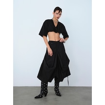 Oversize Kadın Top Siyah