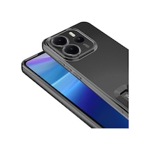 Xiaomi 14 Pro İle Uyumlu Kılıf Kamera Korumalı Logo Gösteren Parlak Renk Kenar Çizgileri İle Şık Bir Tasarım Colored Z- Kapak Siyah Sku: Zeusb0f8qpsywc